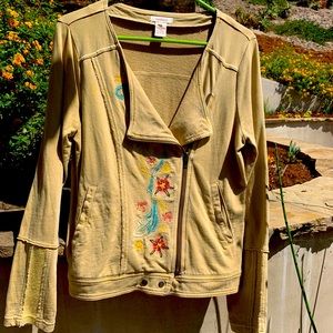 Sundance catalog spring/summer cotton lightweight jacket